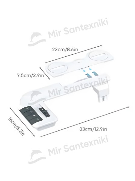Биде для унитаза Debora модель №2
